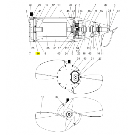 Joint torique 234.5x3.53 - NBR - Série BMX V2