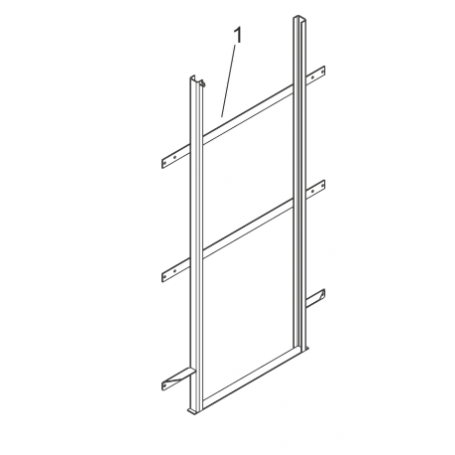 Rail de guidage 2.5mm - INOX -  Série BMX9/BMX13