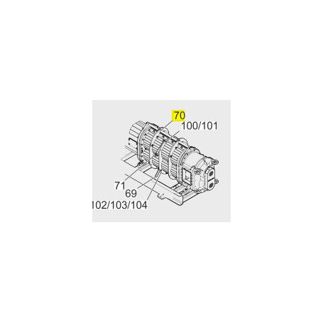 Joint torique - 114x3.5 - NBR - Powerfeed Twin