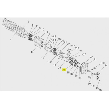 Vis à six pans ceux - M20x60 - INOX A4 - Powerfeed Twin