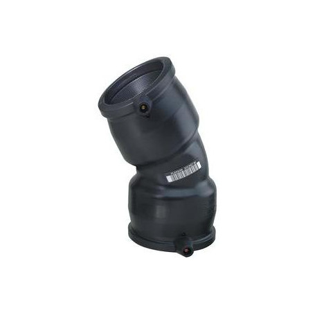 Coude 22.5° électrosoudable - diam. 160 - PE100 - PN16