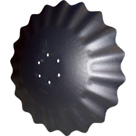 Disque de déchaumeur crènelé 6 trous Ø520x6 adaptable BEDNAR KM060305