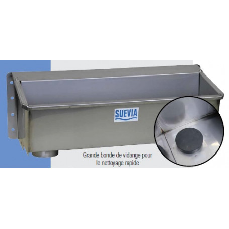 Abreuvoir Compact-Auge 100cm en inox SUEVIA