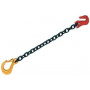 Elingue d'arrimage chaine Ø10 long. 3,50 m avec crochet raccourcisseur et simple