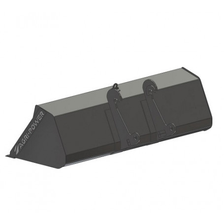 Godet frontal largeur 2.40 m à lame d'usure attelage CATERPILLAR