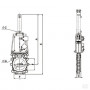 VANNE GUILLOTINE VGR DEH 150 +ARCADE+VERIN DE