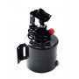 Pompe à main hydraulique 25 cm³ CHAPEL, réservoir métal 4 l double effet