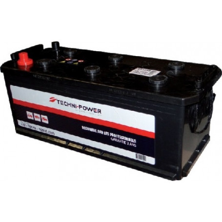 Batterie de démarrage Techni-Power 12V-180AH/1050A borne + à droite