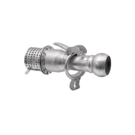 Crépine avec raccord mâle et limiteur de débit galvanisé à chaud Ø(nominal/pouces) 159/6" de type BAUER