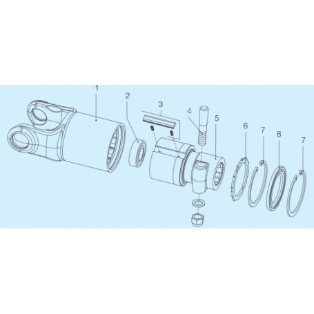 Bague limiteur roue libre RL3 BONDIOLI