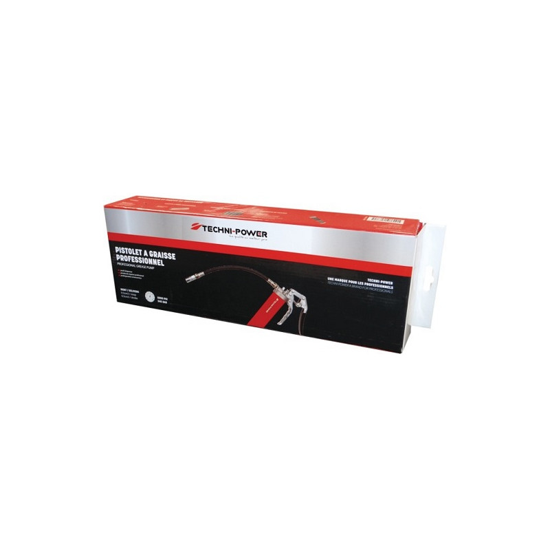 ValueMax Pistolet à Graisse Professionnel 3500PSI - Pompe Manuel Avec Cartouche 85g, Tuyau Flexible Et Accessoires