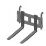 Lève palette 2000 kg - fourche longueur 1.2 m - attelage JCB Q-FIT