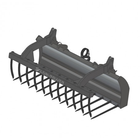 Fourche à grappin AP-FG 2,10 m attelage EURO