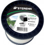 Fil nylon carré Ø3mm STERENN pour débroussailleuse (bobine 43M)