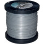 Fil nylon carré renforcé Ø2.7mm ALUFLEX pour débroussailleuse (bobine 120M)