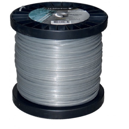Fil nylon carré renforcé Ø3mm ALUFLEX pour débroussailleuse (bobine 180M)