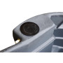 Bac de pâturage PE 650 l ovale avec rebord intérieur