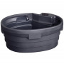 Bac de pâturage PE 650 l ovale avec rebord intérieur
