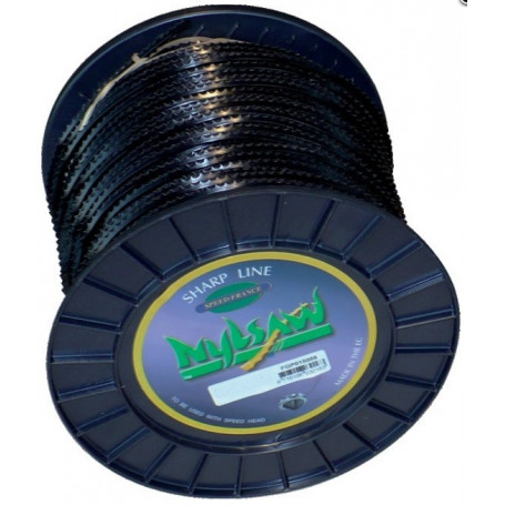 Fil nylon denté Ø4.5mm NYLSAW pour débroussailleuse (bobine 58M)