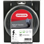 Fil nylon étoile Nylium Ø3mm OREGON pour débroussailleuse (coque dévidoir 60M)
