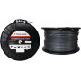 Fil nylon carré titanium Ø3.5mm TECHNI-POWER pour débroussailleuse (bobine de 32M)