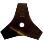 Lame/disque de débroussailleuse 3 dents (largeur de coupe 255mm) épaisseur 2mm