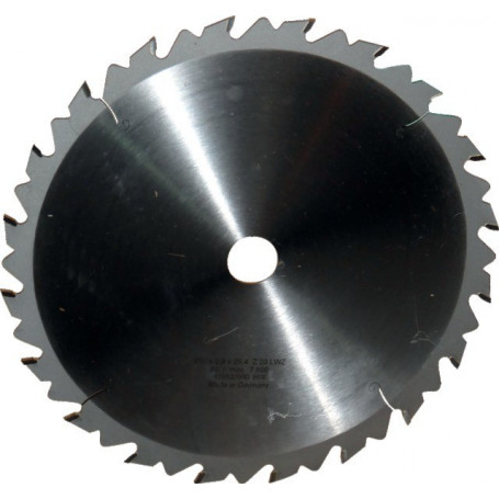 Lame/disque de débroussailleuse 20 dents pointe carbure (largeur de coupe 250mm) épaisseur 2mm