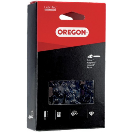 Chaine tronçonneuse demi-ronde OREGON 91VXL / pas 3/8"LP / jauge .050"(1.3mm) / 49 maillons