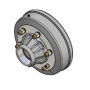 Tambour essieu agricole C7006 freiné MFG300X60 AMB