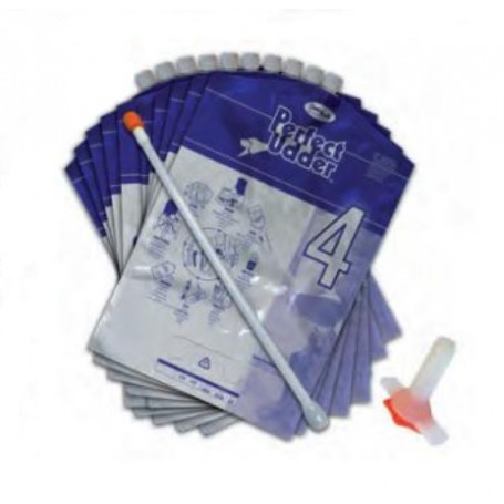 Kit 50 poches de 4 litres à colostrum avec système alimentation pour veaux Perfect Udder