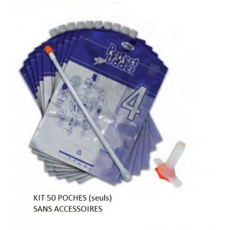 Kit 50 poches de 4 litres à colostrum pour veaux Perfect Udder