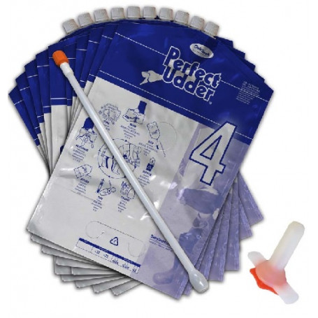 Kit 10 poches de 4 litres à colostrum avec système alimentation pour veaux Perfect Udder