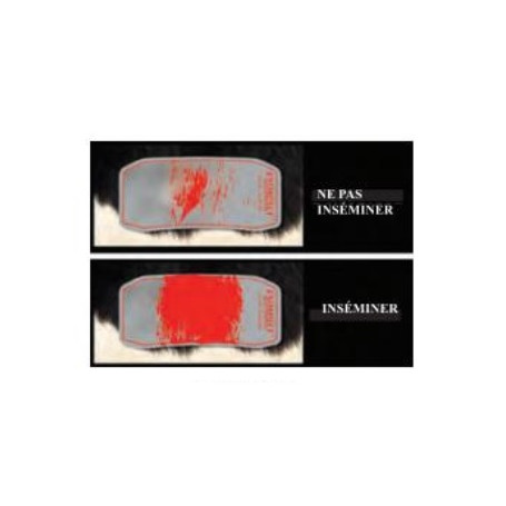 Patch rouge détection de chaleurs Estrotect (boite de 10) pour bovins