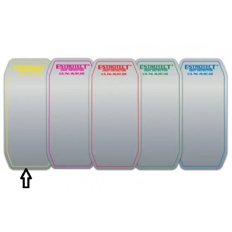 Patch jaune détection de chaleurs Estrotect (boite de 10) pour bovins