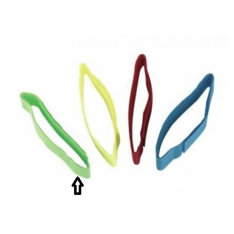 Bracelet d'identification velcro vert pour bovin (lot de 10)