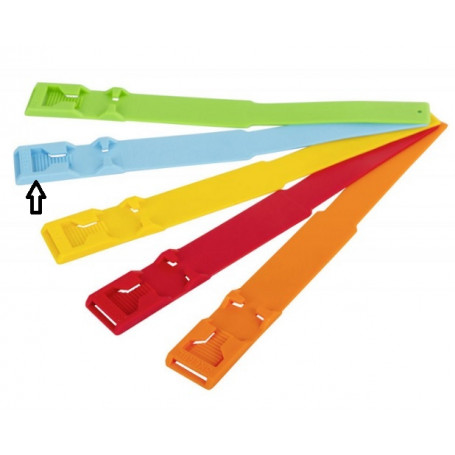 Bracelet d'identification en plastique bleu pour bovin (l'unité)