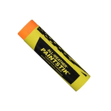 Crayon/craie de marquage Paintstick orange fluo pour bovin/ovin/porcin