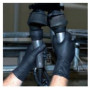 Gants de traite nitrile noir poignet long MILKERS taille L (boite de 50)