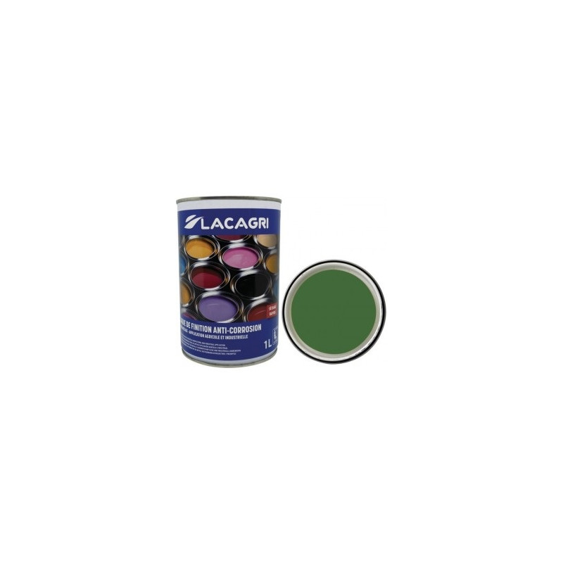 Peinture de finition VERT AMAZONE pot de 1L LACAGRI 101107635