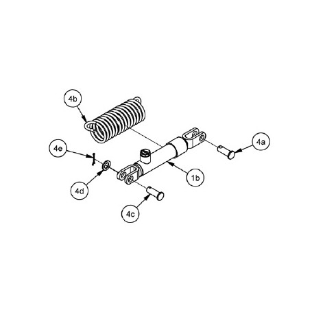 Ressort de rappel de frein Ø6.0 long. 147 mm ADR