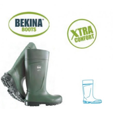 Bottes Steplite Easygrip BEKINA Neotane sans sécu taille 48 verte