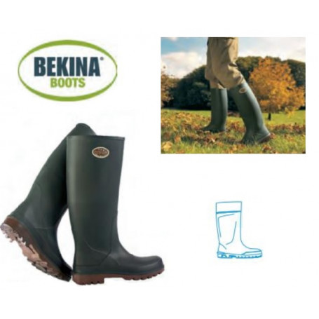 Bottes loisirs Litefield BEKINA Neotane sans sécu taille 46 verte