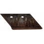 Soc de rasette droit charrue type court KVERNELAND 056873R / KK056873