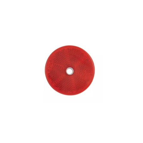 CATADIOPTRE ROND ROUGE DIAMETRE 60 MM