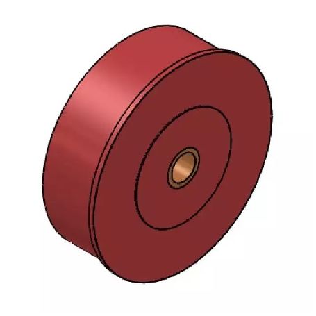 POULIE NUE BAGUEE Ø 220 TYPE MIRO