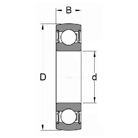 ROULEMENT DE PALIER 1726208-2RS1 SKF