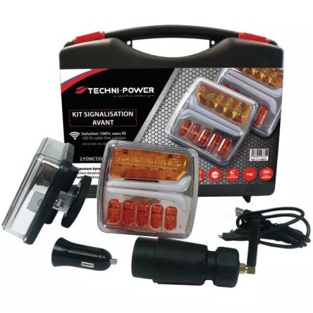 Kit feu avant magnétique LED sans fil connexion WiFi