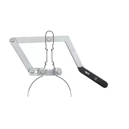 LEVIER MANUEL SMERALDO RIV151 VANNE LAITON/ACIER 4"/5"/6"