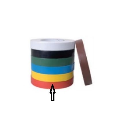 ROULEAU BANDE TISSEE AUTO ADHESIVE IMPERMEABLE ROUGE BOVIN (à l'unité)