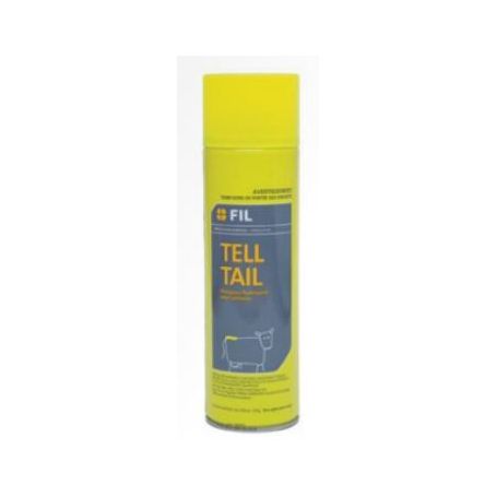 Marqueur aérosol jaune 500ml TELL TAIL GENERAL pour bovin